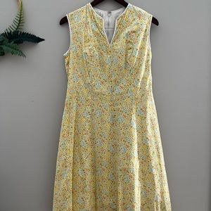 1960s Yellow Summer Dress